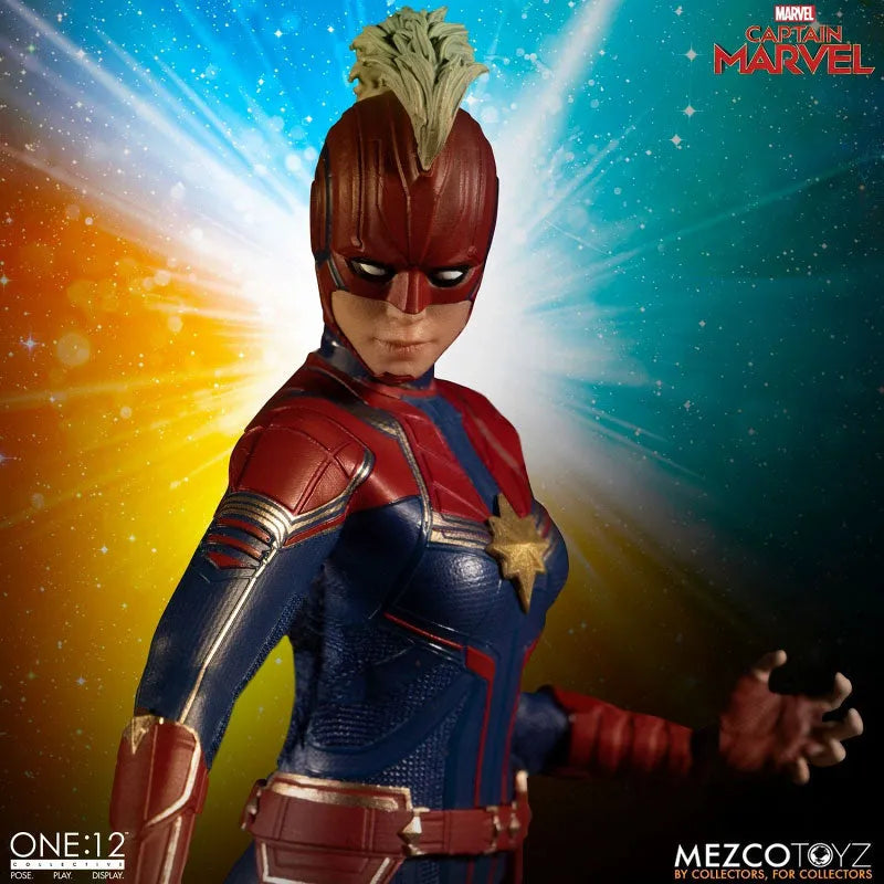 ONE:12 Collective / Captain Marvel: Captain Marvel 1/12 Action Figureㅤ – Mezco – ActionFigureBrasil