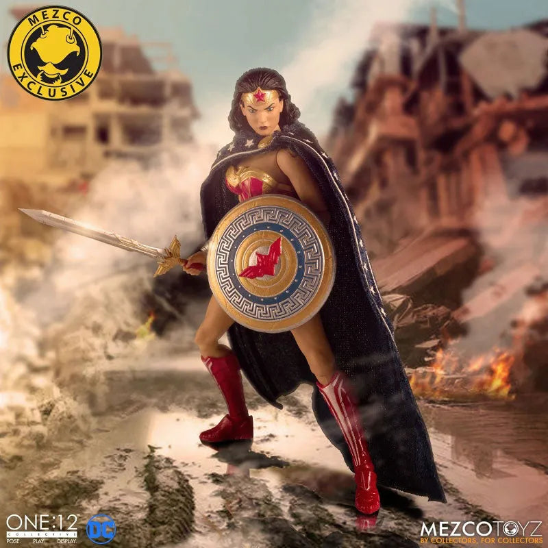 ONE:12 Collective / DC Comics: Classic Wonder Woman 1/12 Action Figureㅤ – Mezco – ActionFigureBrasil