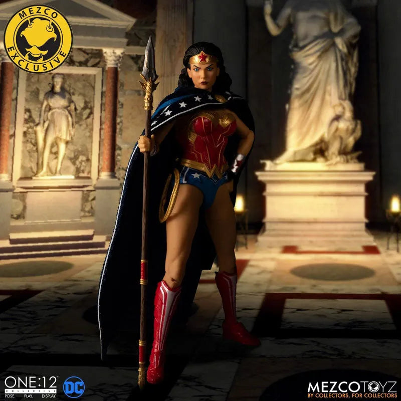 ONE:12 Collective / DC Comics: Classic Wonder Woman 1/12 Action Figureㅤ – Mezco – ActionFigureBrasil