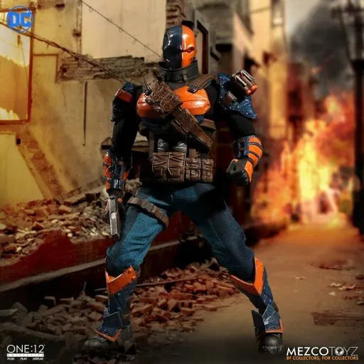 ONE:12 Collective - DC Comics: Deathstroke 1/12 Action Figureㅤ – Mezco – ActionFigureBrasil