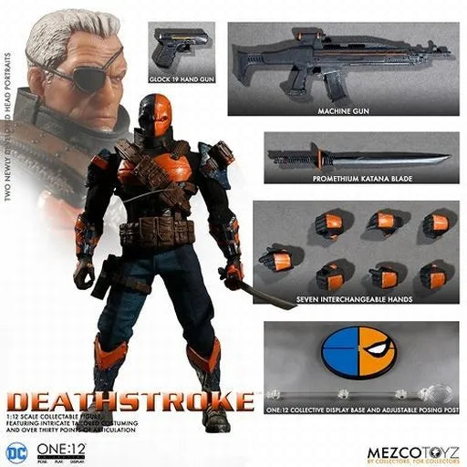 ONE:12 Collective - DC Comics: Deathstroke 1/12 Action Figureㅤ – Mezco – ActionFigureBrasil