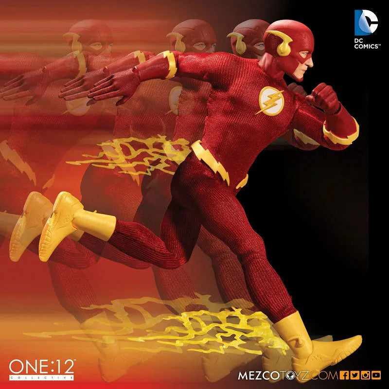 ONE:12 Collective - DC Comics: Flash 1/12 Action Figureㅤ – Mezco – ActionFigureBrasil