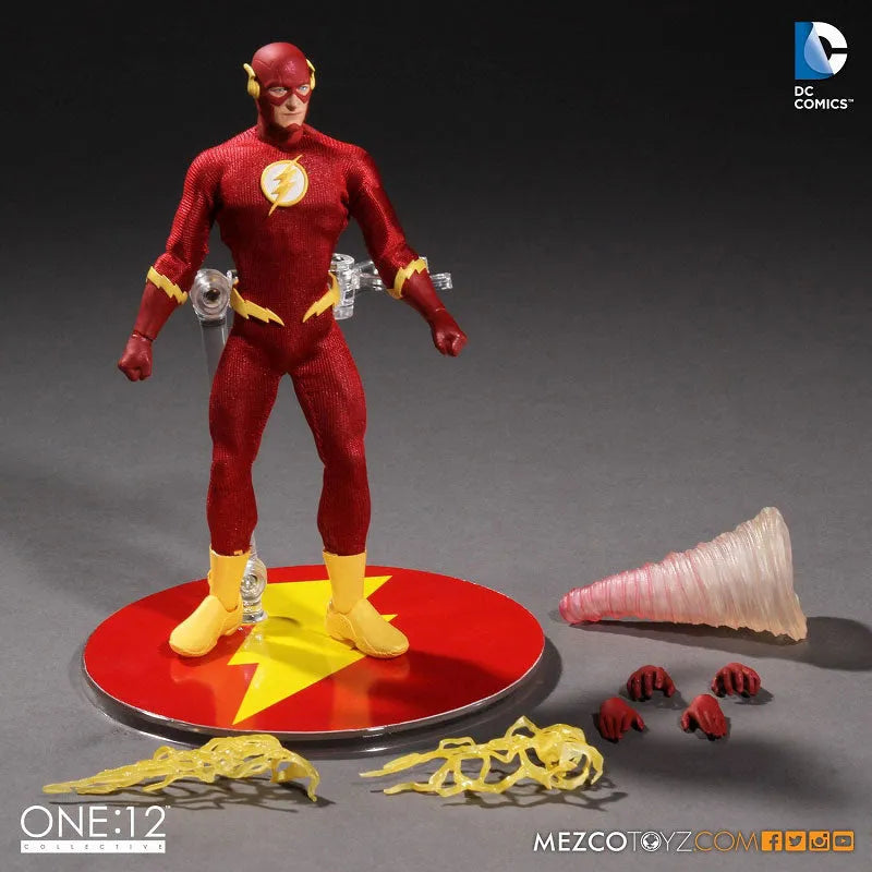 ONE:12 Collective - DC Comics: Flash 1/12 Action Figureㅤ – Mezco – ActionFigureBrasil