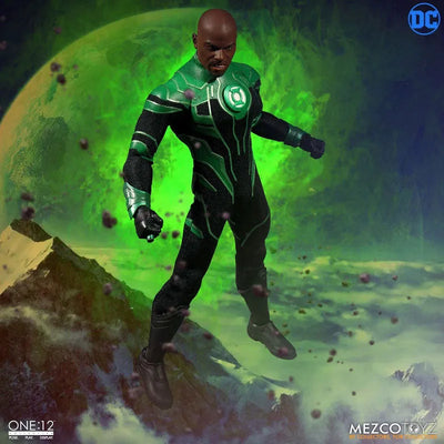 ONE:12 Collective / DC Comics: Green Lantern John Stewart 1/12 Action Figure(Provisional Pre-order)ㅤ – Mezco – ActionFigureBrasil