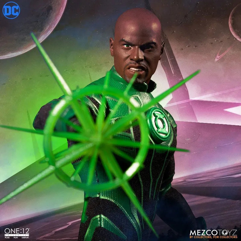 ONE:12 Collective / DC Comics: Green Lantern John Stewart 1/12 Action Figure(Provisional Pre-order)ㅤ – Mezco – ActionFigureBrasil