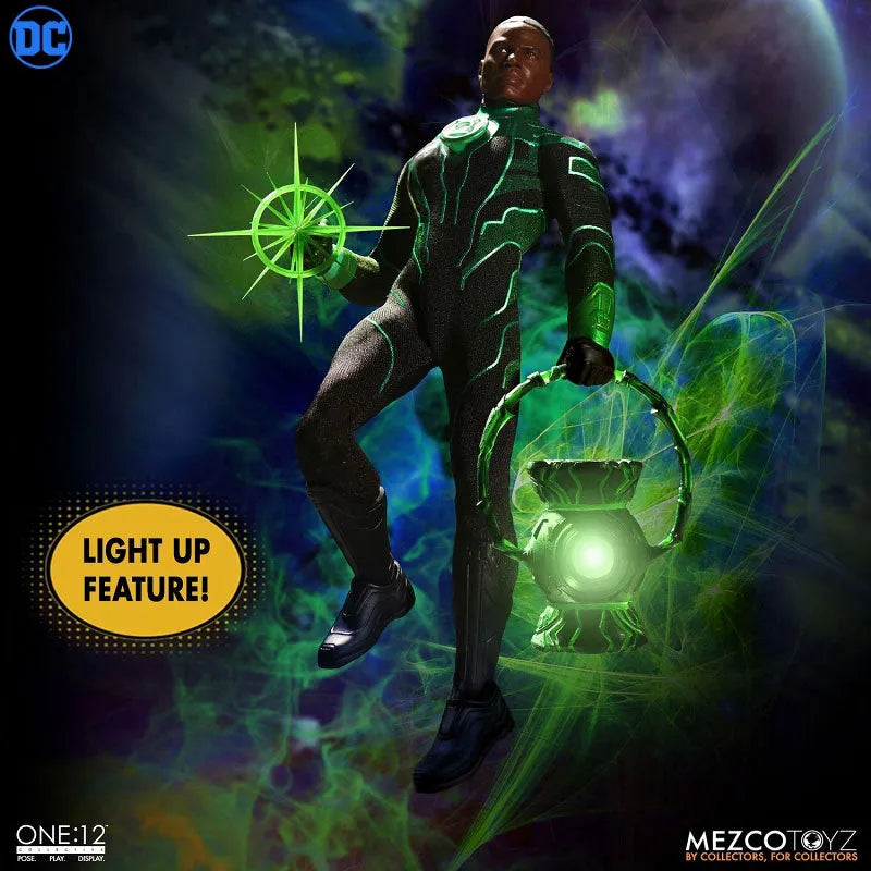 ONE:12 Collective / DC Comics: Green Lantern John Stewart 1/12 Action Figure(Provisional Pre-order)ㅤ – Mezco – ActionFigureBrasil