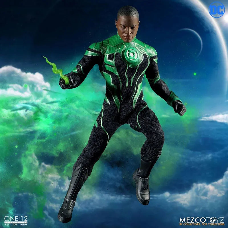 ONE:12 Collective / DC Comics: Green Lantern John Stewart 1/12 Action Figure(Provisional Pre-order)ㅤ – Mezco – ActionFigureBrasil