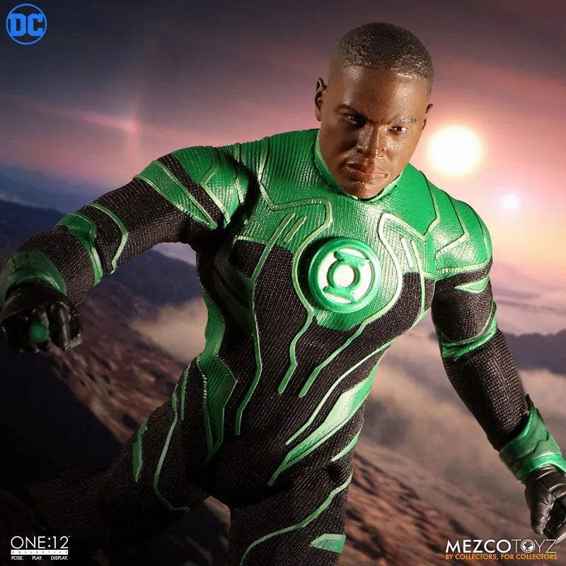 ONE:12 Collective / DC Comics: Green Lantern John Stewart 1/12 Action Figure(Provisional Pre-order)ㅤ – Mezco – ActionFigureBrasil