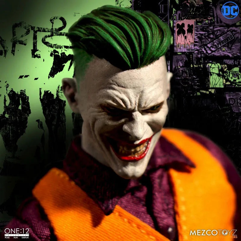 ONE:12 Collective - DC Comics: Joker 1/12 Action Figure Clown Prince of Crime ver(Provisional Pre-order)ㅤ – Mezco – ActionFigureBrasil
