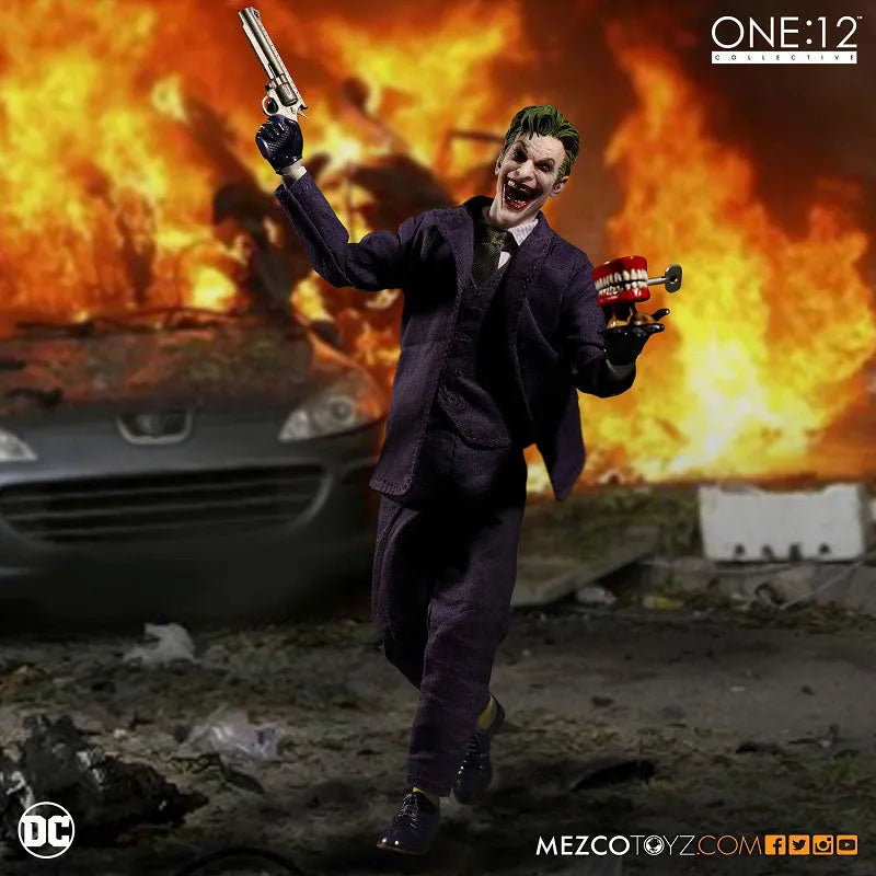 ONE:12 Collective - DC Comics: Joker 1/12 Action Figureㅤ – Mezco – ActionFigureBrasil