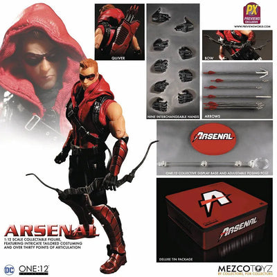 ONE:12 Collective - DC Comics: Preview Limited Arsenal 1/12 Action Figureㅤ – Mezco – ActionFigureBrasil — ângulo diferente