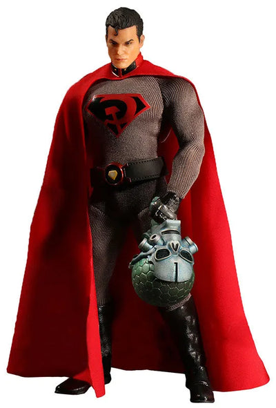 ONE:12 Collective - DC Comics: Preview Limited Superman 1/12 Action Figure Red Son ver.ㅤ – Mezco – ActionFigureBrasil