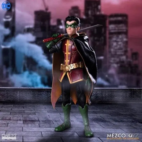 ONE:12 Collective - DC Comics - Robin Damien Wayne - 1/12 (MezcoToyz)ㅤ – Mezco Toyz – ActionFigureBrasil