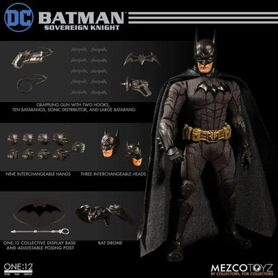 ONE:12 Collective - DC Comics: Sovereign Knight Batman 1/12 Action Figure(Provisional Pre-order)ㅤ – Mezco Toyz – ActionFigureBrasil — detalhe do produto