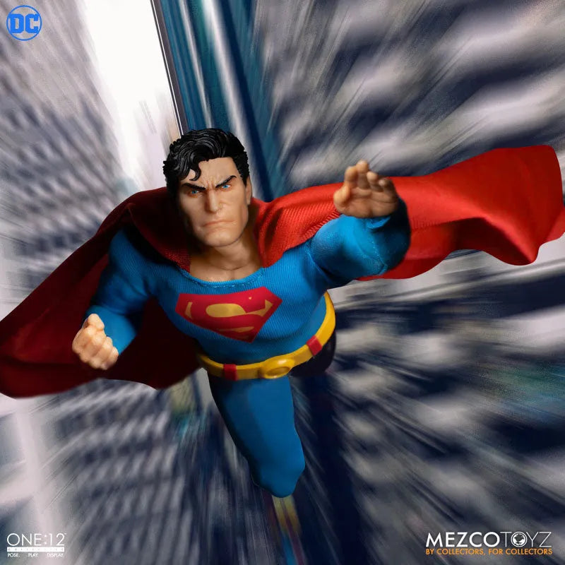 ONE:12 Collective / DC Comics: Superman 1/12 Action Figure Man of Steel Editionㅤ – Mezco – ActionFigureBrasil
