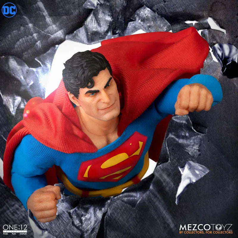 ONE:12 Collective / DC Comics: Superman 1/12 Action Figure Man of Steel Editionㅤ – Mezco – ActionFigureBrasil