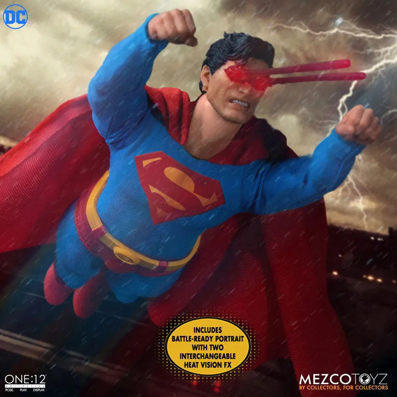 ONE:12 Collective / DC Comics: Superman 1/12 Action Figure Man of Steel Editionㅤ – Mezco – ActionFigureBrasil