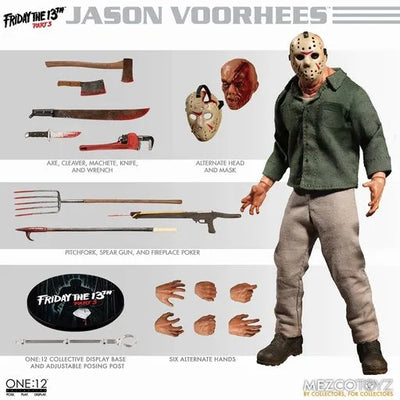 ONE:12 Collective - Friday the 13th PART3: Jason Voorhees 1/12 Action Figure(Provisional Pre-order)ㅤ – Mezco – ActionFigureBrasil