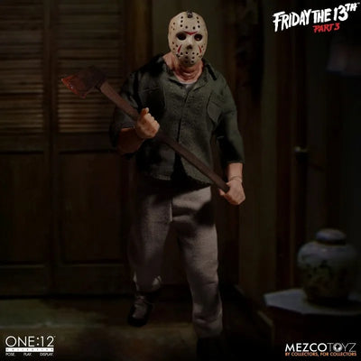 ONE:12 Collective - Friday the 13th PART3: Jason Voorhees 1/12 Action Figure(Provisional Pre-order)ㅤ – Mezco – ActionFigureBrasil — ângulo diferente