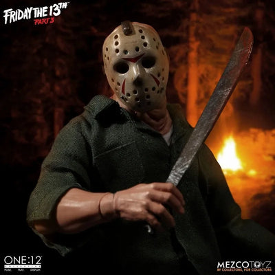 ONE:12 Collective - Friday the 13th PART3: Jason Voorhees 1/12 Action Figure(Provisional Pre-order)ㅤ – Mezco – ActionFigureBrasil — ângulo diferente