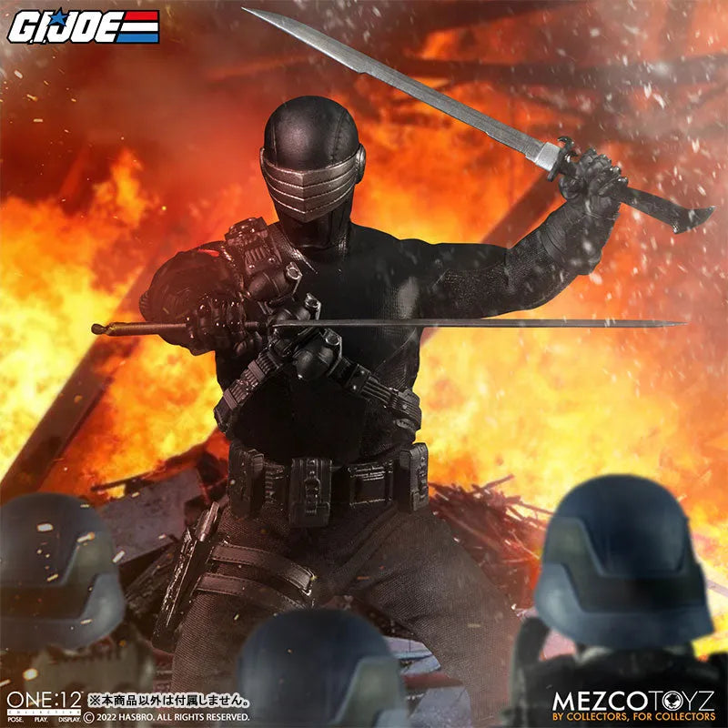 ONE:12 Collective / G.I. Joe: Snake Eyes 1/12 Action Figure DX Editionㅤ – Mezco – ActionFigureBrasil