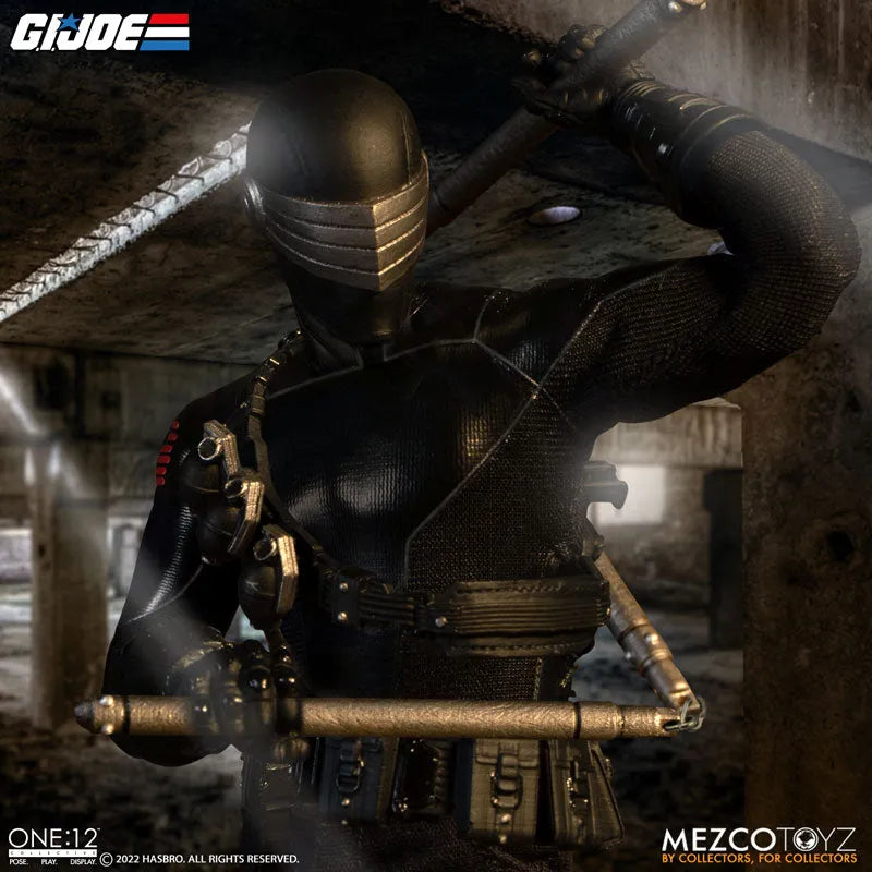 ONE:12 Collective / G.I. Joe: Snake Eyes 1/12 Action Figure DX Editionㅤ – Mezco – ActionFigureBrasil