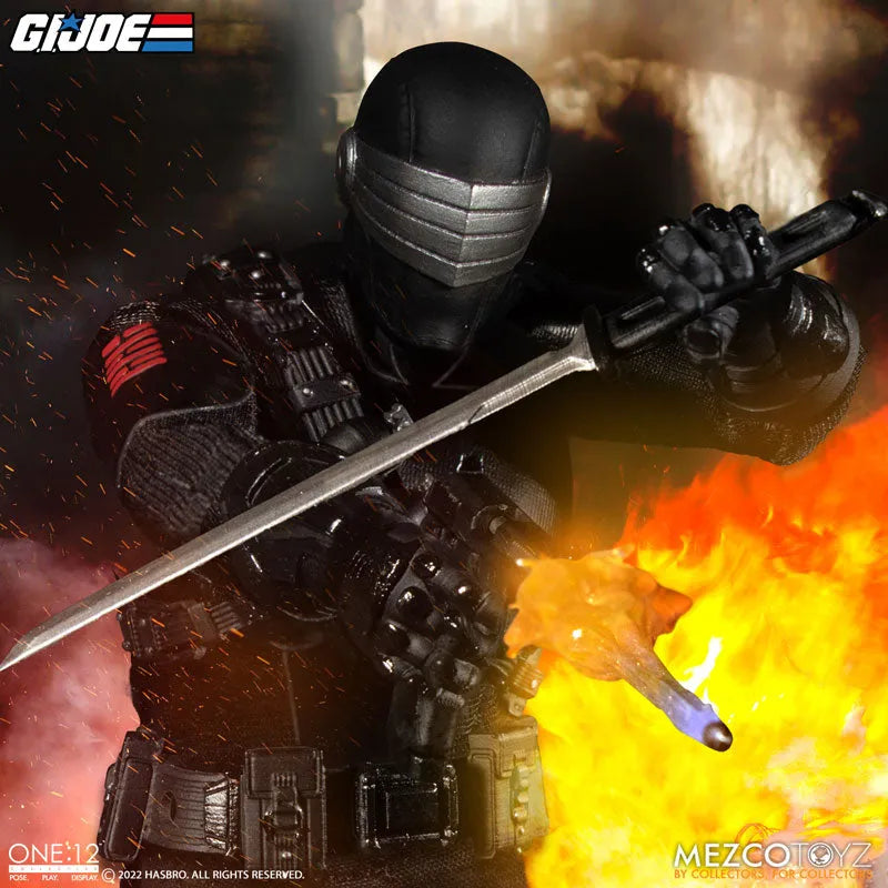 ONE:12 Collective / G.I. Joe: Snake Eyes 1/12 Action Figure DX Editionㅤ – Mezco – ActionFigureBrasil