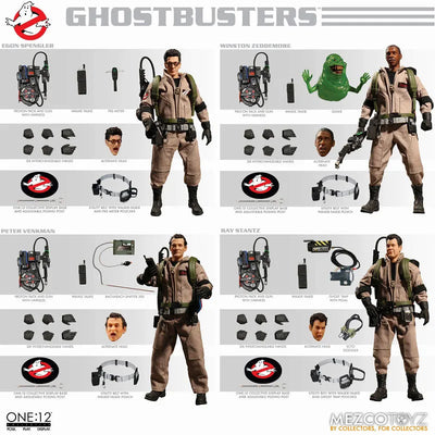 ONE:12 Collective - Ghostbusters: Ghostbusters 1/12 Action Figure DLX Box Set(Provisional Pre-order)ㅤ – Mezco – ActionFigureBrasil — ângulo diferente