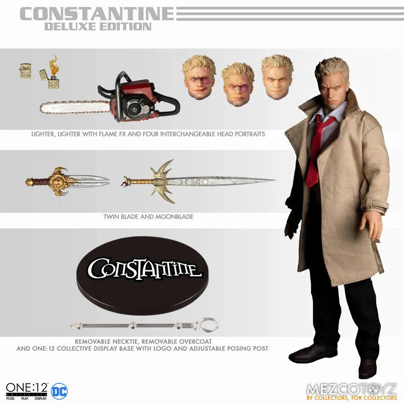 ONE:12 Collective / Hellblazer: John Constantine 1/12 Action Figureㅤ – Mezco – ActionFigureBrasil