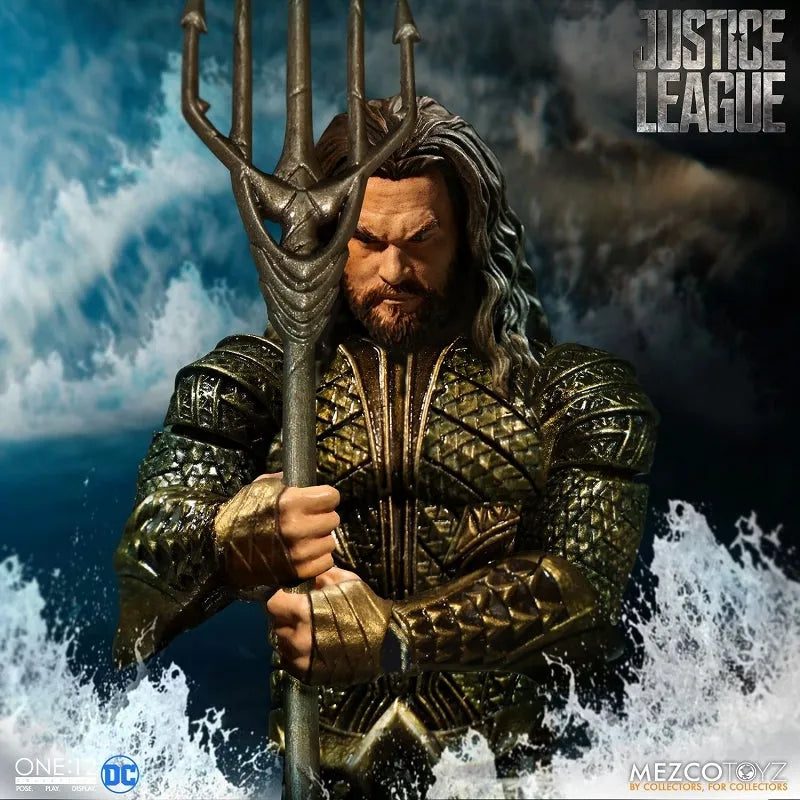 ONE:12 Collective - Justice League: Aquaman 1/12 Action Figureㅤ – Mezco – ActionFigureBrasil