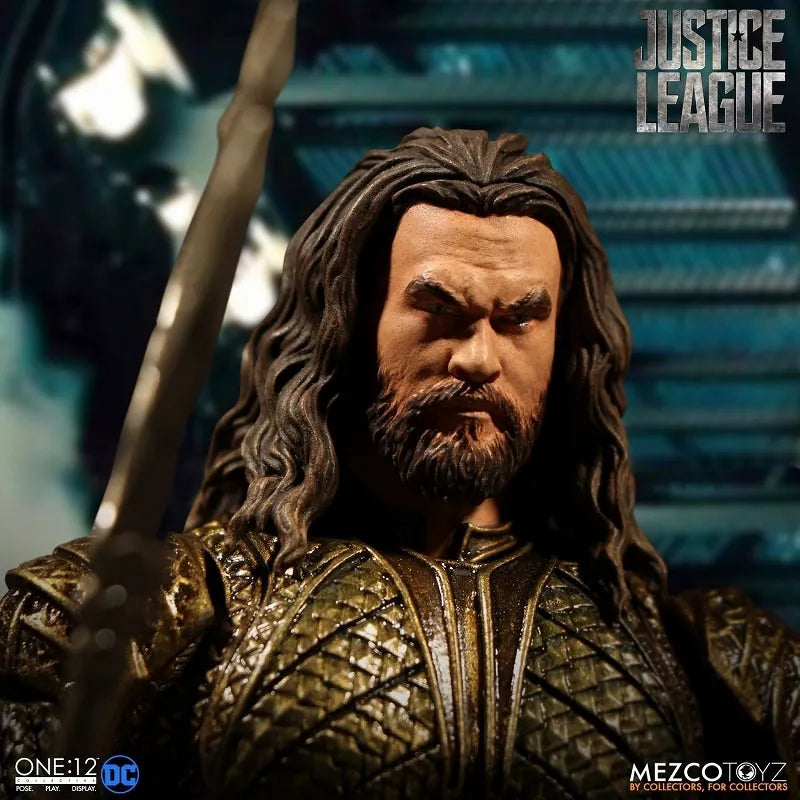 ONE:12 Collective - Justice League: Aquaman 1/12 Action Figureㅤ – Mezco – ActionFigureBrasil