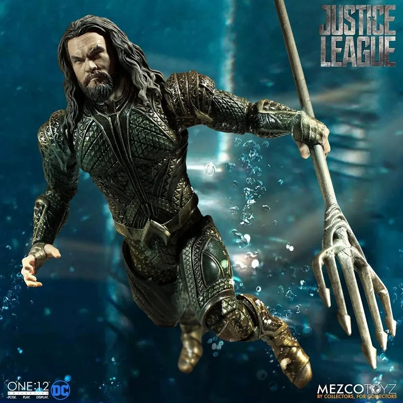 ONE:12 Collective - Justice League: Aquaman 1/12 Action Figureㅤ – Mezco – ActionFigureBrasil