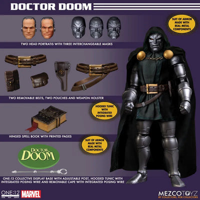 ONE:12 Collective / Marvel Comics: Dr. Doom 1/12 Action Figureㅤ – Mezco – ActionFigureBrasil — embalagem