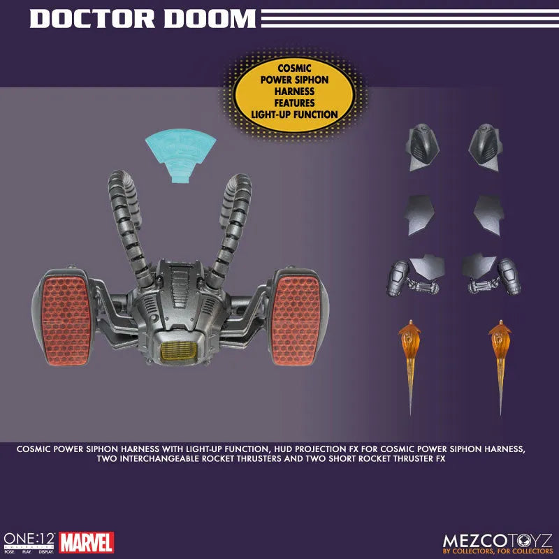 ONE:12 Collective / Marvel Comics: Dr. Doom 1/12 Action Figureㅤ – Mezco – ActionFigureBrasil