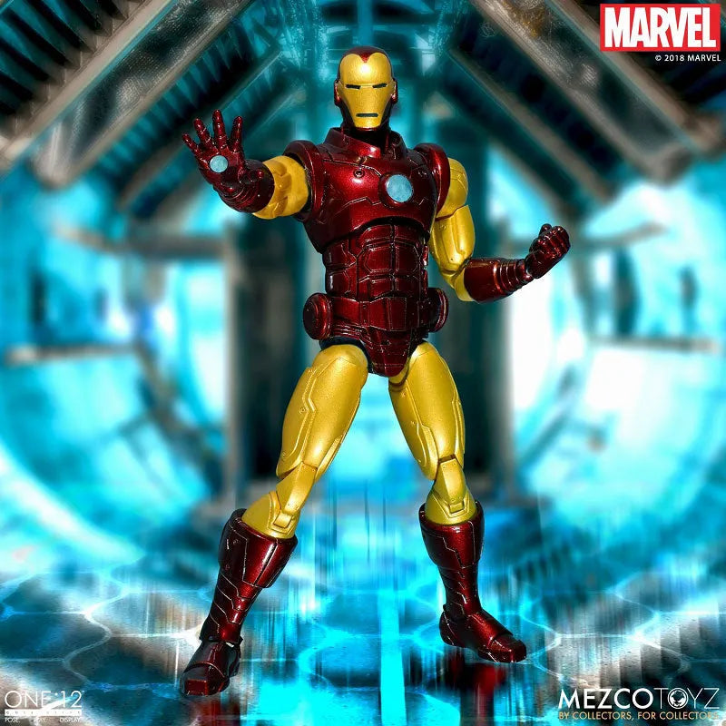 ONE:12 Collective - Marvel Comics: Iron Man 1/12 Action Figureㅤ – Mezco – ActionFigureBrasil