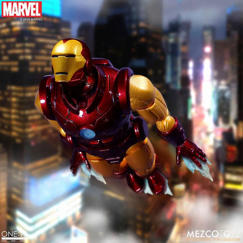 ONE:12 Collective - Marvel Comics: Iron Man 1/12 Action Figureㅤ – Mezco – ActionFigureBrasil