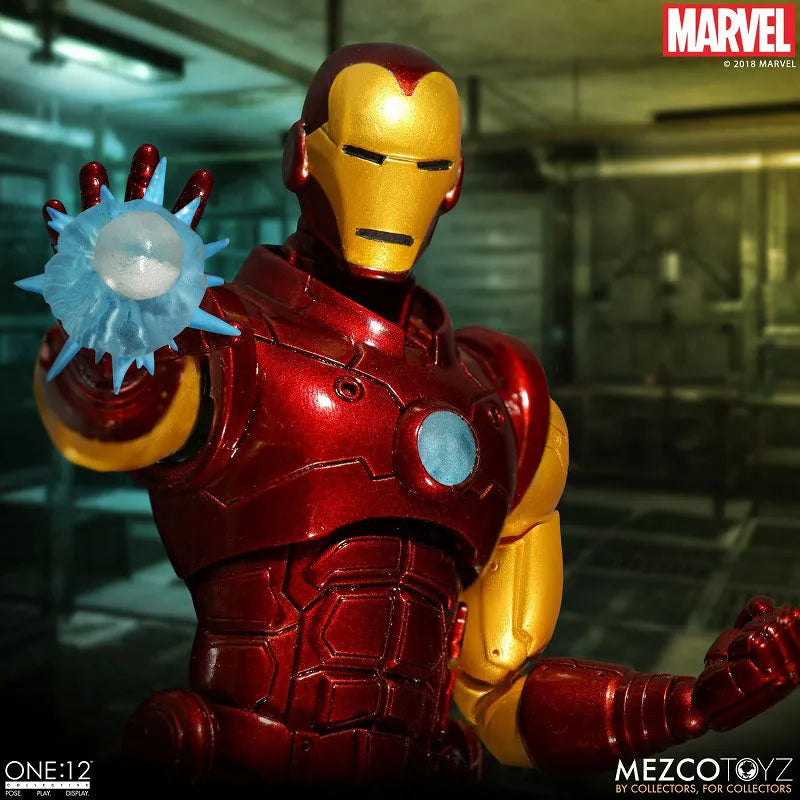 ONE:12 Collective - Marvel Comics: Iron Man 1/12 Action Figureㅤ – Mezco – ActionFigureBrasil