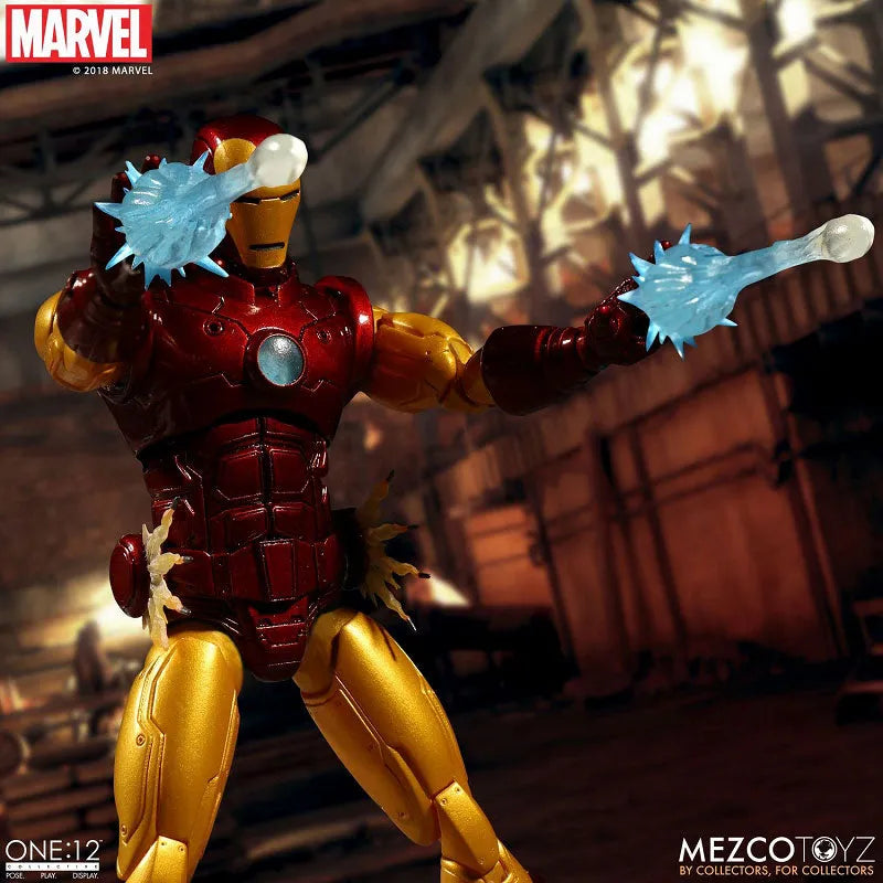 ONE:12 Collective - Marvel Comics: Iron Man 1/12 Action Figureㅤ – Mezco – ActionFigureBrasil