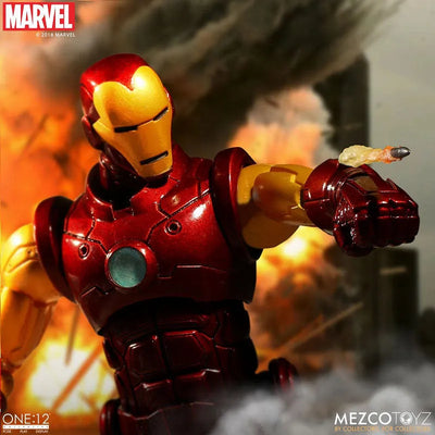 ONE:12 Collective - Marvel Comics: Iron Man 1/12 Action Figureㅤ – Mezco – ActionFigureBrasil — close
