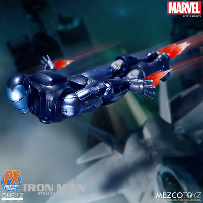 ONE:12 Collective / Marvel Comics: Preview Exclusive Stealth Iron Man 1/12 Action Figureㅤ – Mezco – ActionFigureBrasil — acessórios