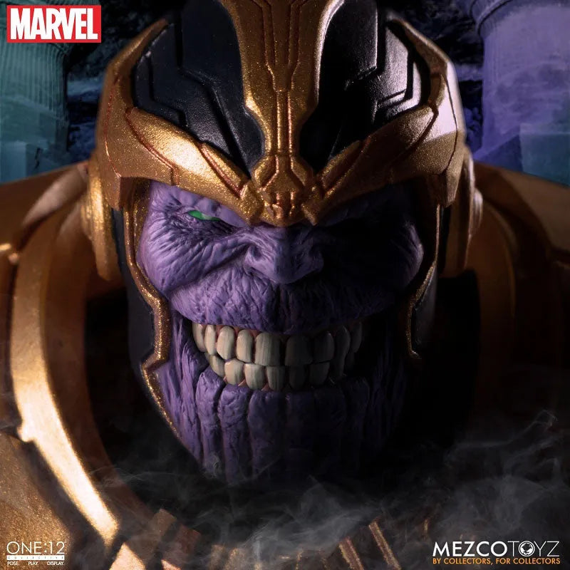 ONE:12 Collective / Marvel Comics: Thanos 1/12 Action Figureㅤ – Mezco – ActionFigureBrasil