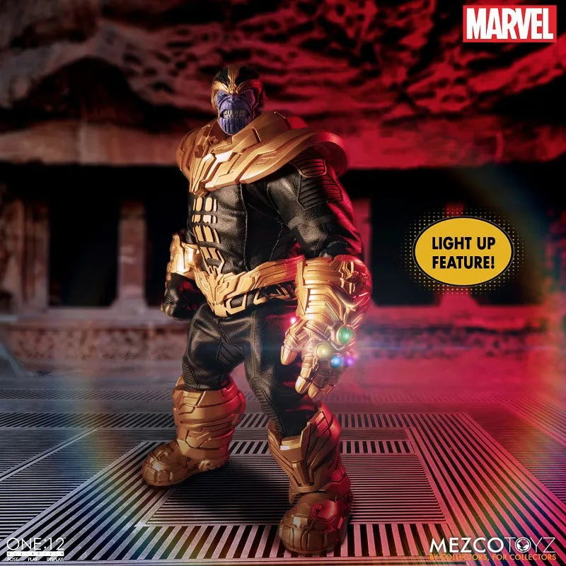 ONE:12 Collective / Marvel Comics: Thanos 1/12 Action Figureㅤ – Mezco – ActionFigureBrasil
