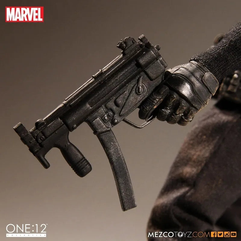 ONE:12 Collective Marvel Universe Punisher 1/12 Action Figureㅤ – Mezco – ActionFigureBrasil