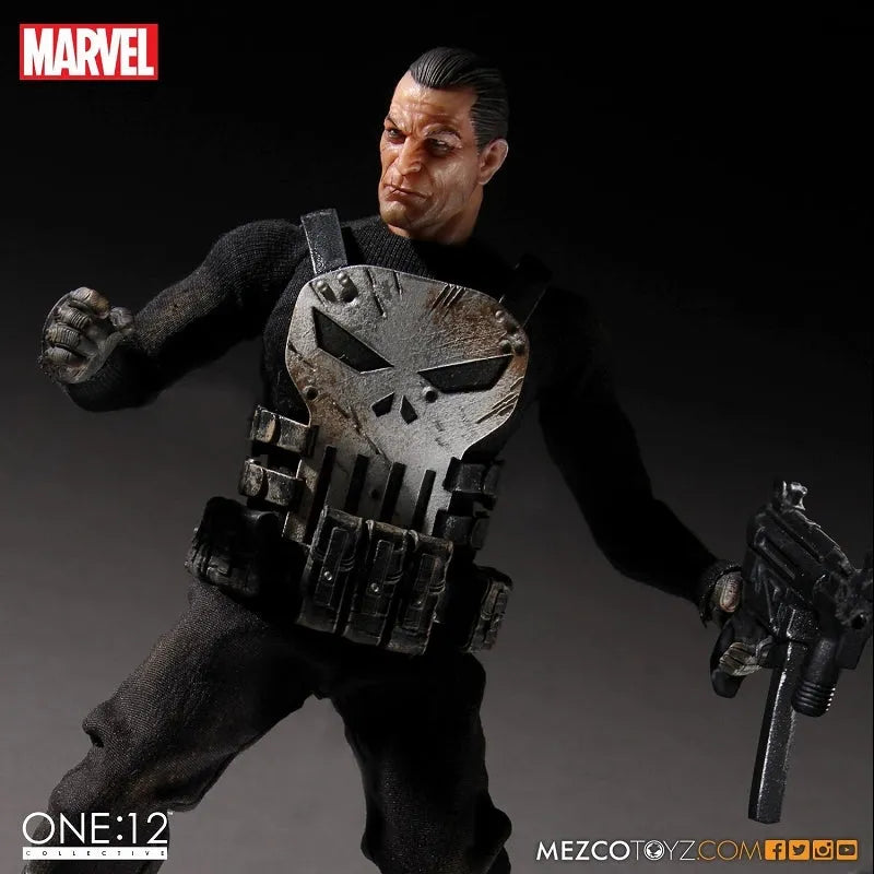 ONE:12 Collective Marvel Universe Punisher 1/12 Action Figureㅤ – Mezco – ActionFigureBrasil