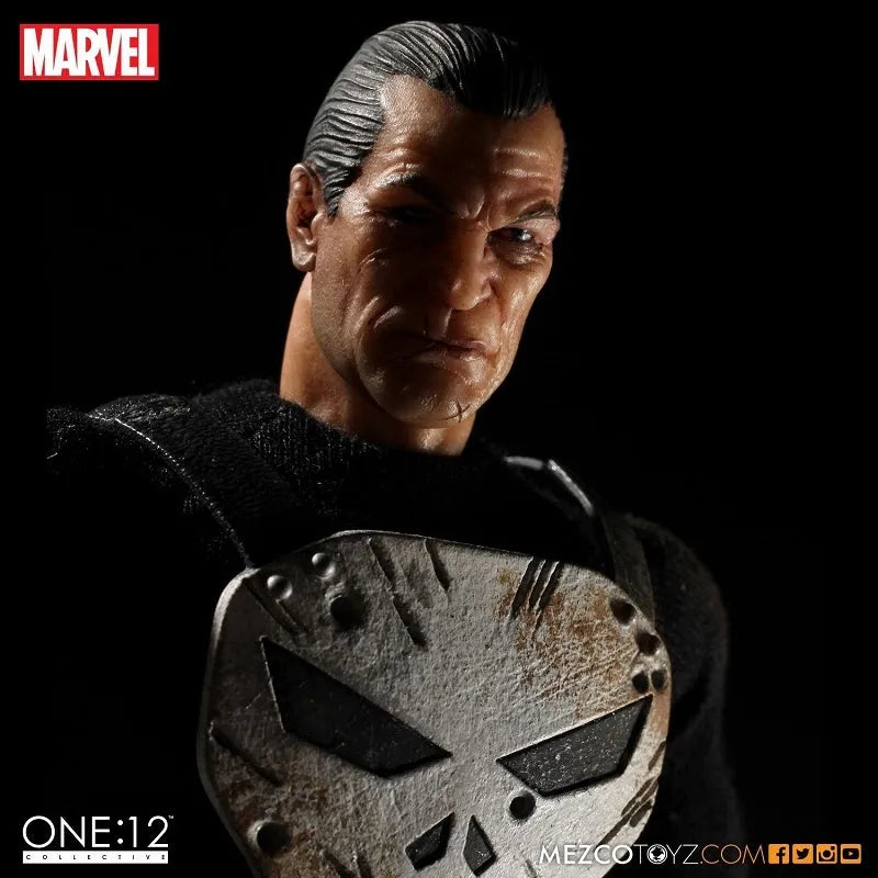 ONE:12 Collective Marvel Universe Punisher 1/12 Action Figureㅤ – Mezco – ActionFigureBrasil