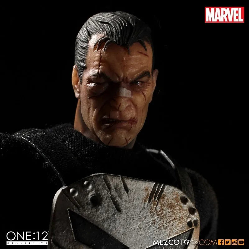 ONE:12 Collective Marvel Universe Punisher 1/12 Action Figureㅤ – Mezco – ActionFigureBrasil