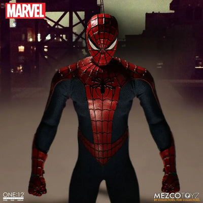 ONE:12 Collective - Marvel Universe: Spider-Man 1/12 Action Figureㅤ – Mezco – ActionFigureBrasil — ângulo diferente