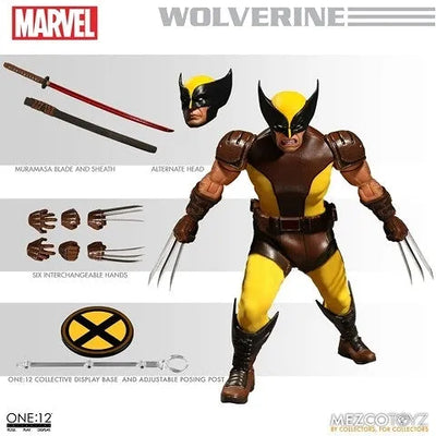 ONE:12 Collective - Marvel Universe: Wolverine 1/12 Action Figureㅤ – Mezco – ActionFigureBrasil — ângulo diferente