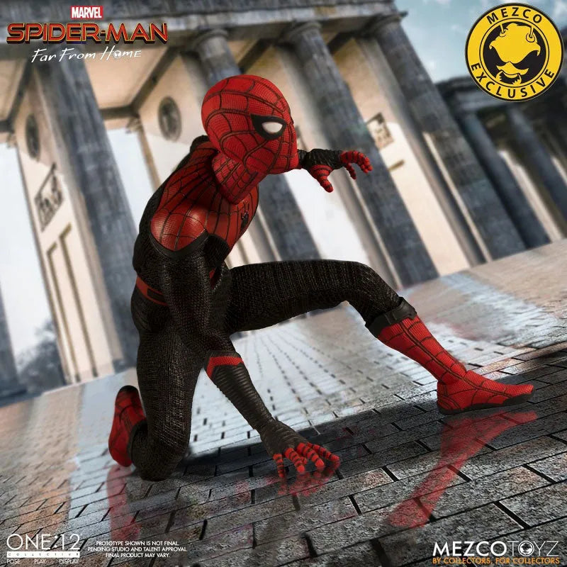 ONE:12 Collective / Spider-Man: Far From Home: Spider-Man 1/12 Action Figure DLX verㅤ – Mezco – ActionFigureBrasil