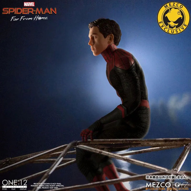 ONE:12 Collective / Spider-Man: Far From Home: Spider-Man 1/12 Action Figure DLX verㅤ – Mezco – ActionFigureBrasil